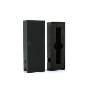 Scatola per cassetto a cartuccia in cartone di carta riutilizzabile nera stampata personalizzata scatola resistente ai bambini con inserto in schiuma - Product Image 4