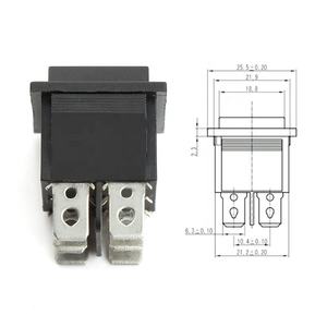 Interrupteur à bascule SPST DPDT 6A/12A 250V AC, équipement électrique, interrupteur à bascule de haute qualité, PCB Leci Rs601, interrupteurs à bascule pour bateau - Product Image 4