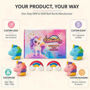 Private Label Kundenspezifisches Logo Umweltfreundliches Veganes Aufhellendes Nährendes Blaubeer-Pfirsich-Duft Kinder-<span class=keywords><strong>Einhorn</strong></span>-<span class=keywords><strong>Schaumbad</strong></span> für - Product Image 6