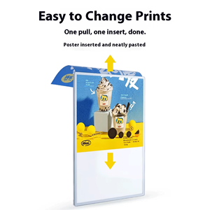 Nhà Sản Xuất Tùy Chỉnh Siêu Mỏng Sáng Tempered Glass Ánh Sáng Hộp Treo Tường <span class=keywords><strong>LED</strong></span> Hộp Đèn Cho Quảng Cáo - Product Image 3