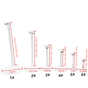 अमेरिकी 16 इंच 18 इंच गुड़िया शैक्षिक डिय स्टेनलेस स्टील सैलून गुड़िया स्टैंड - Product Image 2