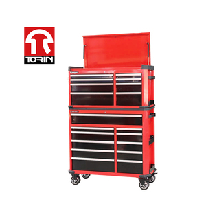 Torin NTBT9408-X+NTBR9411-X 43" PROFESSIONAL CHEST and <strong>ROLLER</strong> CABINETTB94 SERIES Mobile Maintenance Tool Organizer <strong>Toolbox</strong> - Product Image 1