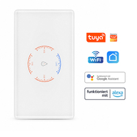 Nouveau chauffe-eau intelligent WiFi 3500W à double coupure avec interrupteur, application Smart Life, contrôle tactile, verre 2.5D effet peau, minuterie et moniteur de puissance