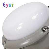 Façade de bâtiment de lampe de mur de LED en forme de croix lumière blanche chaude matériel de PC émission de lumière à IP65