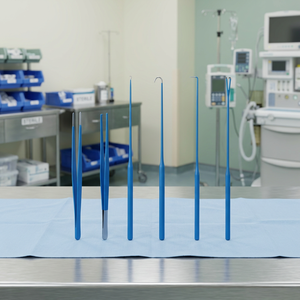 Pinzas de Acero Inoxidable de Dos Puntas para Disección, Pinzas para Tejidos, Gancho Iris, Gancho Emmet - Instrumento Médico Duradero - Product Image 2