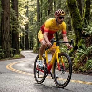 Bicicleta de Carretera de Fibra de Carbono Gravel V3, 24 Velocidades, Frenos de Disco Hidráulicos, Horquilla con Suspensión, Capacidad de Carga de 150 kg, Origen Chino - Product Image 1