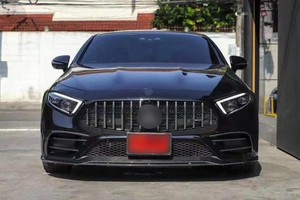 Lèvre avant en Fiber de carbone pour <span class=keywords><strong>Mercedes</strong></span> <span class=keywords><strong>Benz</strong></span> <span class=keywords><strong>CLS</strong></span> Class Sport CLS53 AMG Sedan <span class=keywords><strong>2021</strong></span> - Product Image 5
