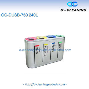 O-Cleaning Home Indoor <span class=keywords><strong>4</strong></span> <span class=keywords><strong>compartimentos</strong></span> de acero inoxidable clasificado <span class=keywords><strong>cubo</strong></span> de <span class=keywords><strong>basura</strong></span> de cocina <span class=keywords><strong>cubo</strong></span> de <span class=keywords><strong>basura</strong></span> de reciclaje con <span class=keywords><strong>cubo</strong></span> extraíble - Product Image 4