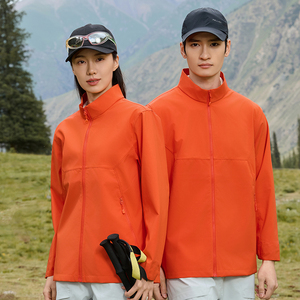 Gran oferta Unisex logotipo personalizado carcasa dura de una sola capa impermeable a prueba de viento senderismo escalada lluvia impermeable con capucha - Product Image 6