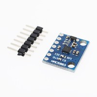 GY-282 HMC5983 Ganti Compensation Modul Triaxial Compass IIC SPI Kompensasi Suhu Presisi Tinggi