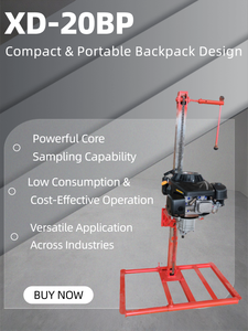 Fabrieks prijs kleine rugzak draagbare geotechnische bodemkernboorinstallatie te koop - Product Image 2