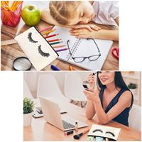 Étui à crayons en toile de coton personnalisé avec logo d'usine, mini pochette zippée, sac de shopping pour femmes, trousse de maquillage, sacs cosmétiques pour étudiants