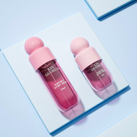 Lot de deux flacons pulvérisateurs vides en plastique de 60 ml et 120 ml, à brume fine, portables, format voyage, pour emballage cosmétique et soins de la peau