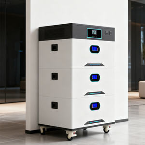 Meilleur prix pour système de stockage d'énergie solaire domestique empilable 16kWh 32kWh 48kWh 64kWh 51.2V 330Ah HS02 avec CAN HS02 Solar Batte - Product Image 1