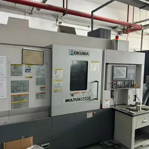 Japan OKUMA 5 axis 5-linkage used CNC turning and milling composite machine