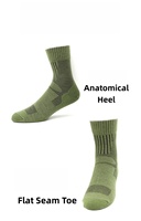 Chaussettes de randonnée en laine mérinos personnalisées, légères, rembourrées, mi-mollet, pour sports de plein air, trekking et alpinisme