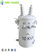 Transformateur monophasé monté sur poteau UL CUL CE MV&HV 10KV 13.2KV 13.8KV 30KVA 50KVA 100KVA 150KVA 167KVA 10KVA pour usage industriel