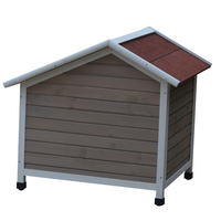 Vente en gros best-seller niche pour chien en bois chenil extérieur spacieux et confortable sur mesure pour les grands chiens