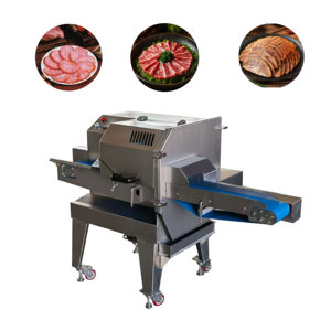Trancheuse à viande automatique en acier inoxydable 304, machine à découper la viande, épaisseur de coupe réglable, équipement de découpe pour cuisine commerciale - Product Image 2