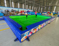 Jeu de sport interactif français gonflable humain billard football football billard boules Table de billard gonflable à vendre