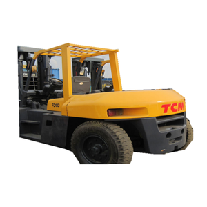 Montacargas TCM 100 100% Original, Usado, Diésel, 10 Toneladas de Capacidad, Neumáticos Sólidos para Terreno Accidentado, 4x4, Mástil de Dos Etapas, Caja de Cambios Core Gear - Product Image 1