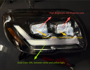 Đèn pha LED nâng cấp chất lượng cao, đèn cản trước dành cho Toyota 4Runner 2003-2005 2006-2009 thế hệ thứ 4 - Product Image 5