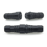 Conector M20 de 2, 3 y 4 Pines, Conector Eléctrico de Tornillo, Ensamblado en Campo, Autoblocante, Macho y Hembra, Conector de Cable de Alimentación Impermeable para Aviación