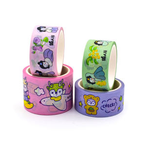 Juego de Cintas Coloridas Premium con Impresión Personalizada a Todo Color, Envueltas en Plástico Termoencogible y Etiquetas Redondas para Caja de Regalo - Product Image 3