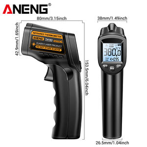 <span class=keywords><strong>Termometro</strong></span> Industriale a Infrarossi <span class=keywords><strong>Laser</strong></span> ANENG TH103 con Display LCD, Risoluzione 0.1°C, Schermo Retroilluminato in ABS, Blocco Dati, Misuratore di Temperatura - Product Image 5