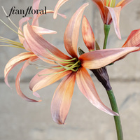 FONG IAN Kunstmatige Amaryllis Real Touch Handgemaakt Realistisch Geurende Zachte Bloem met Modern Design Milieuvriendelijk Duurzaam