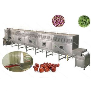 เครื่องอบแห้งด้วยไมโครเวฟแบบอุโมงค์เครื่องอบแห้งผลไม้เชิงพาณิชย์อุปกรณ์อบแห้งด้วยไมโครเวฟสำหรับอุตสาหกรรมชาประหยัดพลังงาน - Product Image 3