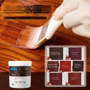 Échantillon gratuit de <span class=keywords><strong>laque</strong></span> acrylique à base d'eau pour bois, rénovation de meubles, revêtement liquide auto-appliquable avec effet grain - Product Image 3