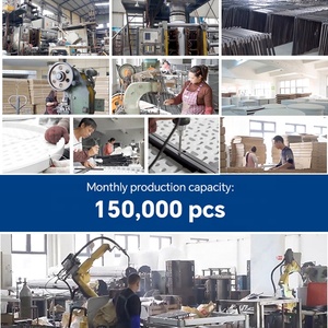 HOMFUL סיטונאי לבן שולחן מתקפל מלבני קייטרינג משתה פיקניק שולחן מתקפל מפלסטיק שולחן חיצוני - Product Image 5