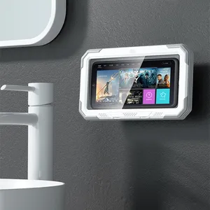 Hogar Gadgets electrónico inteligente 2024 teléfono móvil pared baño ducha uso teléfono caso montaje plegable