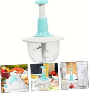 Trend Manual Stainless Steel PP <b>Vegetable</b> <b>Chopper</b> Press Type Household Garlic Meat Cutter Grinders Eco-Friendly Kitchen Food - Product Image 2