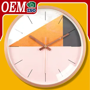 Offres Spéciales grande horloge murale à quartz marque décorative bricolage Design minimaliste pour la décoration de la maison boîte d'emballage