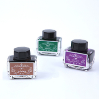 Ophir-flacons d'encre pour stylo de calligraphie, sans carbone, lot de flacons de 15ml, fonctions fontaine, stylo tremper, pour dessin, écriture, Art