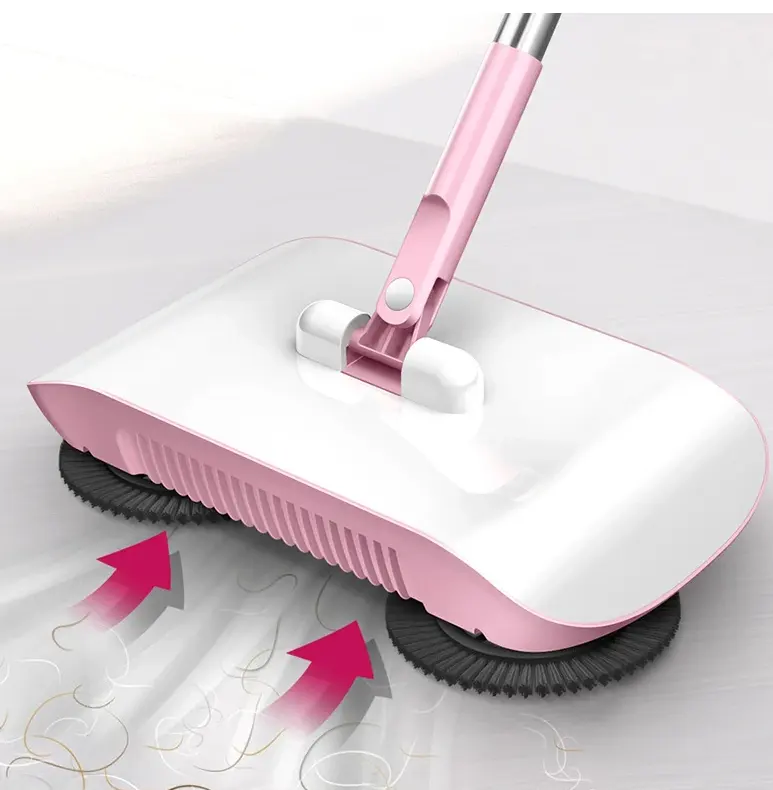 Combination of broom and mop Hand push type scoop Household broom and dustpan set Floor magic broom home cleaning Tools Sweeper