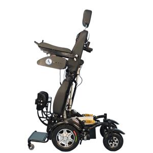 Fauteuil roulant électrique vertical en acier inoxydable avec batterie amovible pour la rééducation et l'exercice des patients paraplégiques, automatique - Product Image 3