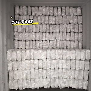 Stracci in Cotone Bianco ad Alto Assorbimento per Pulizia Marina, Ritagli di Tessuto in Cotone, Stracci per Pulizia in Cotone - Product Image 1