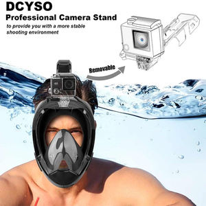 Kit de Esnórquel con Máscara de Buceo de Cara Completa Antivaho y Antifugas con Tubo Plegable Equipo de Natación para Adultos - Product Image 6