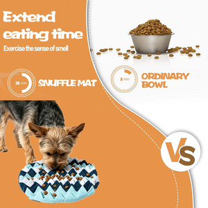 <b>Pet</b> Dog Snuffle <b>Mat</b> Interactive <b>Feeding</b> Pads for Smell Training Stress Relief Encourages Natural Foraging Skill <b>Pet</b> Sniffing Pad - Product Image 6