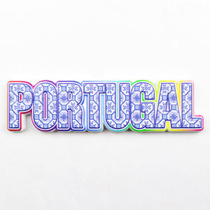 Mayorista Personalizado Diseño <span class=keywords><strong>Portugal</strong></span> Souvenir Turista Resina Nevera Imán Metal Artesanía Llavero Espejo de Bolsillo - Product Image 2