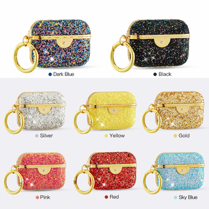 Moda de lujo a prueba de golpes brillo Bling para airpod caso auricular caso earpod <span class=keywords><strong>PRO</strong></span> <span class=keywords><strong>2</strong></span> Generación caso - Product Image 6