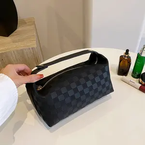 Tas kosmetik wanita, tas kosmetik kapasitas besar kualitas tinggi ins kosmetik perjalanan portabel tas cuci dan penyimpanan