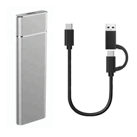 Boîtier SSD mobile USB 3.1 PCIe SATA Type-C vers M.2 NVMe & NGFF