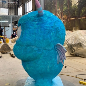 Modèle de monstre de neige artificiel personnalisé et mignon en forme d'animal pour usage intérieur/extérieur dans les jardins, centres commerciaux et parcs de trampolines - Product Image 5