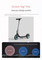Precio al por mayor Elektro Roller 25 km/h Zhejiang 36V Litio 10 pulgadas Rueda Monopatino Elettric