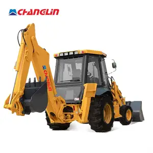 Changlin sinomach articulated wheel type 2 ton 1.6 ton 2.5 ton hydraulic mini shovel backhoe