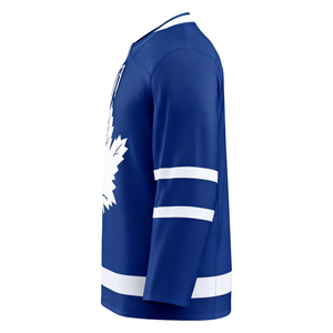 Vente en gros de maillots de hockey sur glace de l'équipe du Canada personnalisés unisexes, style uniforme OEM, avec broderie, technique de sublimation - Product Image 2